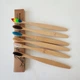 Бамбукові зубні щітки Natural Bamboo Toothbrush 10 штук в наборі - зображення 6