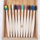 Бамбукові зубні щітки Natural Bamboo Toothbrush 10 штук в наборі - зображення 7