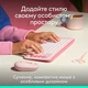 Мышь Logitech POP Mouse With Emoji Bluetooth Rose (910-007413) - изображение 2
