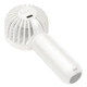 Вентилятор портативний HOCO HX60 Nimble portable handheld fan, 36dB, 1200mAh, 2.8-6.5h, White - зображення 5
