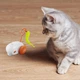 Игрушка робот для кошек, на колесах, от аккумулятора Бадминтон ЮСБ Cat teaser AND XL-1233 оранжевая - изображение 4