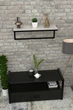 Настінна полиця Ліра в стилі лофт EcoLoft DSP-1202 Дуб Кортона - зображення 3