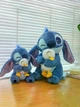 Іграшка м’яка Stitch 60 см Синя з каченям Антистрес - зображення 3