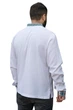 Вишиванки сімейні парні лляні тато син Орнамент з голубами 2418020411 льон чоловіча (L)96-100 для хлопчика 110см білі (2415050411110) - зображення 3