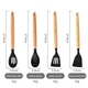 Набір кухонного приладдя 12 предметів Kitchen Set Чорний - зображення 8