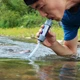 Фільтр портативний для води туристичний похідний Water Filter Straw на 3000 л Помаранчевий - зображення 5