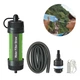 Портативний фільтр для води туристичний похідний Water Filter Straw на 8000 л Зелений - зображення 2