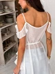 Блузка женская ARTKNIT Romance 40753 L Молочная (2251948822010) - изображение 9
