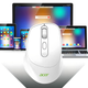 Миша ACER OMR213 з бездротовим підключенням Bluetooth і USB 2.4GHz та акумулятором, 1600DPI, білий - зображення 2