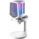 Мікрофон конденсаторний Fifine Q6W USB з RGB підсвічуванням кардіоїдний White - зображення 2