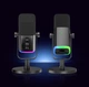 Микрофон динамический Fifine AM8 USB/XLR с RGB подсветкой Black - изображение 5