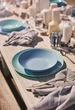 Тарелка десертная Luminarc Diwali Light Turquoise круглая бирюзовая 19 см (P2613) - изображение 5