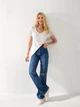 Жіноча футболка з сіткою на плечах Uaclothes M Білий (like33466-136791352) - изображение 5