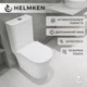 Унитаз-компакт Helmken 35373001 безободковый с сиденьем Soft Close полипропилен - изображение 3