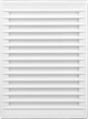 Решетка вентиляционная пластиковая с сеткой AirRoxy 140x210 white белая 02-340 - изображение 1