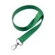 Шнурок для бейджа Holdy RP-2090 Зеленый 20 мм Один карабин 25 шт - изображение 1