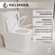 Унитаз-компакт Helmken 35900003 безободковый с сиденьем Soft Close полипропилен - изображение 5