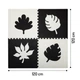 Игровой коврик пазл большой MoMi Feli Black 120×120 см мягкий детский EVA коврик для дома и улицы, коврик-пазл для игр, термо коврик детский, коврик-пазл, игровой детский коврик - изображение 8