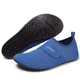 Обувь для пляжа и кораллов аквашузы Diving shoes синий плоская подошва 44-45 ( 27,5 см ) 221 - изображение 3
