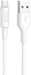 Кабель Hoco X25 USB to Micro 2A, PVC, PVC connectors 1 м White (6957531080138) - зображення 1