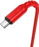 Кабель Hoco X59 USB to Type-C 3A, nylon, TPE connectors 1 м Red (6931474744937) - зображення 2