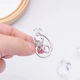 Брошь-значок унисекс BROCHE бижутерия с кристаллами Медицина Стетоскоп серебристая BRGV112322 - изображение 2