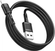 Кабель Hoco X83 USB to iP 2.4A, PVC, PVC connectors 1 м Black (6931474770868) - зображення 3