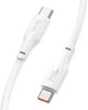 Кабель Hoco X93 Type-C to Type-C 240W, TPE, TPE connectors 1 м White (6931474790736) - изображение 1