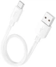 Кабель Hoco X96 Hyper 27W charging data cable Type-C 0.25 м White (6942007609418) - изображение 1