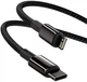 Кабель Baseus Tungsten Gold Fast Charging Data Cable Type-C to iP PD 20W 2 м Black (CATLWJ-A01) - зображення 4