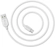 Кабель Borofone BX14 USB to Type-C 2.4A, PVC, TPE connectors 1 м White (6957531089995) - изображение 2
