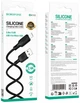Кабель Borofone BX113 Lenny silicone charging data cable Micro 3 м Black (6941991115547) - зображення 5