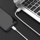 Кабель Borofone BX14 USB to Type-C 2.4A, PVC, TPE connectors 1 м White (6957531089995) - изображение 4
