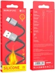 Кабель Borofone BX83 Type-C Famous silicone charging data cable Black (6974443386417) - зображення 3