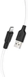 Кабель Hoco X21 Plus USB to iP 2.4A, silicone, silicone connectors 2 м Black-White (6931474713780) - изображение 1