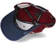 Кепка Mitchell & Ness Cleveland Cavaliers Pinstripe Adjustable Cap Color: Burgundy/Navy - изображение 4