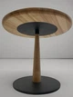 Стол кухонный Cone Wood Turetskiy столик круглый обеденный кофейный на кухню в гостиную комнату столы столики для кафе коричневый - изображение 6
