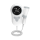 Домашній детектор серцебиття плода із РК дисплеєм Fetal Doppler, портативний фетальний доплер для вагітних FDL-055-White/Grey - зображення 3