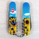 Швейцарський ніж Victorinox CAMPER UKRAINE Соняшники та метелик 1.3613.7.T3200pw - зображення 7
