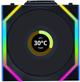 Wentylator Lian Li Uni Fan SL Wireless LCD 120 Reverse Blade Black (LULI-097) - obraz 1