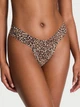 Мереживні трусики-стрінги Victoria's Secret M Natural Leopard 27066017 - изображение 1