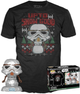 Zestaw Funko Pop! & Tee Star Wars Figurka Holiday Stormtrooper + Koszulka Rozmiar XL 72847 (889698728478) - obraz 2