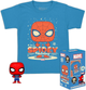 Набір Funko Pocket Pop! & Tee Marvel Фігурка Людини-павука + дитяча футболка розмір M 72946 (889698729468) - зображення 2