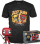 Zestaw Funko Pop! & Tee Deadpool & Wolverine Figurka Bobble-Head Deadpool & Wolverine Best Bubs + Koszulka Rozmiar M 81733 (889698817332) - obraz 2