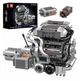 Конструктор двигун Bugatti W16 Engine Mould King моторизований дитячий, 2024 деталей (10201) - изображение 1