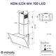 Вытяжка MINOLA HDN 6224 WH 700 LED - изображение 10
