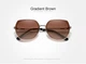 Женские градиентные поляризационные солнцезащитные очки KINGSEVEN N7822 Gradient Brown - изображение 2