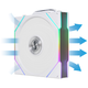 Zestaw wentylatorów Lian Li Uni Fan TL Wireless 120 White (LULI-110) - obraz 6