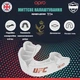 Капа OPRO Bronze UFC доросла (вік 11+) White (ufc.102512003) - изображение 2