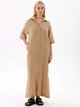 Халат женский муслиновый Leinle Muslin Dream 1675 L Бежевый (4821675110234) - изображение 1